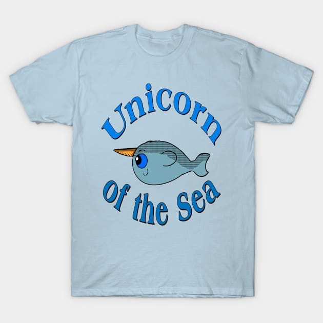 Unicorn of the Sea T-Shirt by Eric03091978